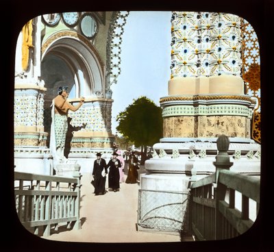 Exposición de París: Place de la Concorde, puerta de entrada, 1900 de French Photographer